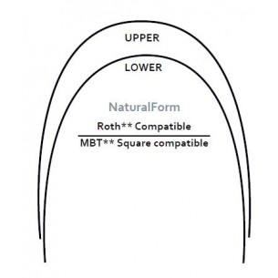 Archi Ni-Ti Superelastic NaturalForm Solo-Pack