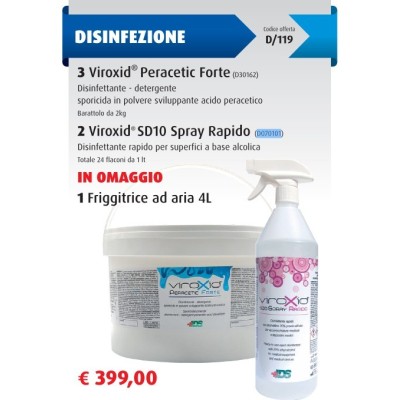 Promozione Viroxid Peracetic&SD10 Spray Rapido