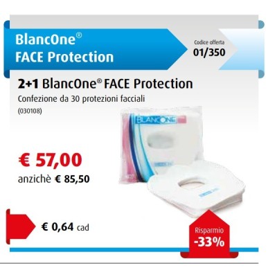 Promozione 2+1 BlancOne FACE Protection