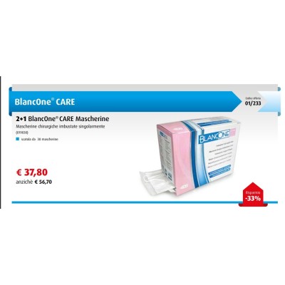 Promozione 2+1 Blancone Care MASCHERINE IDS