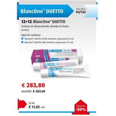 Promozione BlancOne Duetto