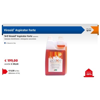 Promozione 1+1 Viroxid Aspirator Forte