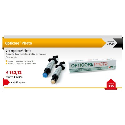 Promozione 2+1 Opticore Photo IDS