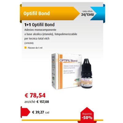 Promozione 1+1 OPTIFIL BOND IDS